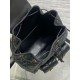 Replica Dior Caro Medium Backpack in Black Macrocannage Lambskin