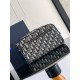 Fake Dior Toiletry Bag in Dior Beige Oblique Jacquard Replica