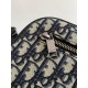 Fake Dior Toiletry Bag in Dior Beige Oblique Jacquard Replica