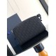 Replica Dior Toiletry Bag in Dior Black Oblique Jacquard