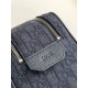 Replica Dior Toiletry Bag in Dior Black Oblique Jacquard
