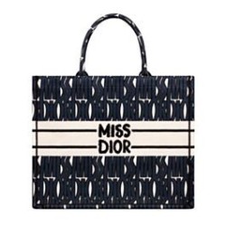 Fake Dior Large Miss Dior Book Tote Dark Blue Replica