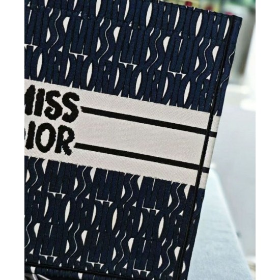 Replica Dior Large Miss Dior Book Tote Dark Blue Fake Dior Large Miss Dior Book Tote Dark Blue Replica