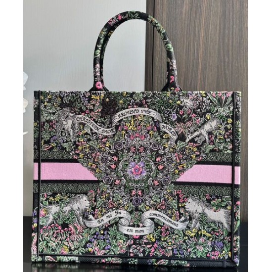 Replica Dior Large Dior Book Tote Pink