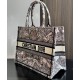 Replica Dior Medium Dior Book Tote Gray