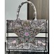 Replica Dior Medium Dior Book Tote Gray