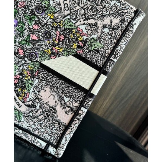 Replica Dior Medium Dior Book Tote Gray