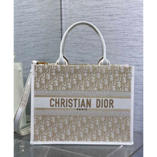 Fake Dior Medium Dior Book Tote Cream Replica Replica Dior Medium Dior Book Tote Cream