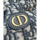 Replica Dior 30 Montaigne Mini Bucket Bag with Drawstring Dark Blue