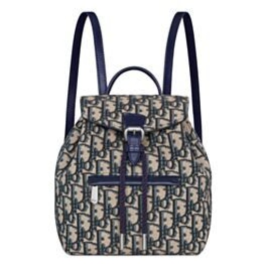 Replica Dior Dior Kids Backpack Dark Blue
