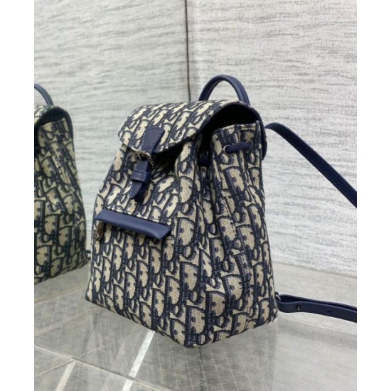 Replica Dior Dior Kids Backpack Dark Blue