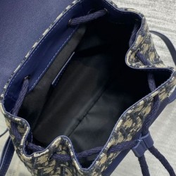 Replica Dior Dior Kids Backpack Dark Blue