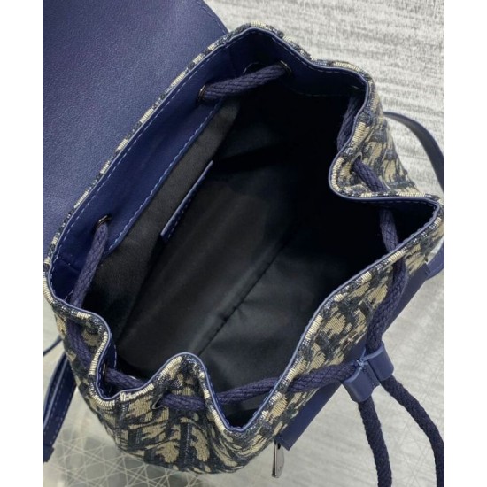 Replica Dior Dior Kids Backpack Dark Blue