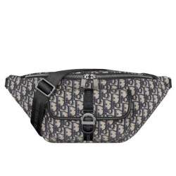 Replica Dior Dior 8 Belt Bag Dark Blue