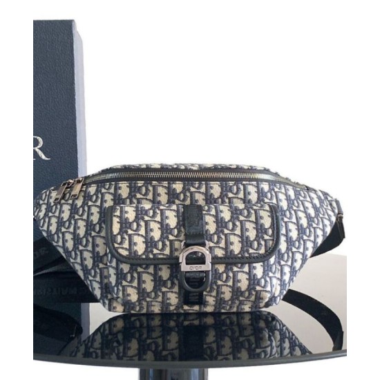 Replica Dior Dior 8 Belt Bag Dark Blue