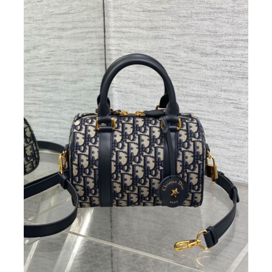 Fake Dior Groove 20 Bag Dior Oblique jacquard Dark Blue Replica Replica Dior Groove 20 Bag Dior Oblique jacquard Dark Blue