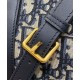 Fake Dior Groove 20 Bag Dior Oblique jacquard Dark Blue Replica Replica Dior Groove 20 Bag Dior Oblique jacquard Dark Blue