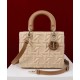 Replica Dior Medium Lady Dior Bag Apricot