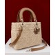 Replica Dior Medium Lady Dior Bag Apricot