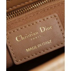 Replica Dior Medium Lady Dior Bag Apricot