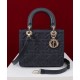 Replica Dior Medium Lady Dior Bag Dark Blue