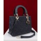 Replica Dior Medium Lady Dior Bag Dark Blue