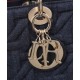 Replica Dior Medium Lady Dior Bag Dark Blue