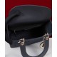 Replica Dior Medium Lady Dior Bag Dark Blue