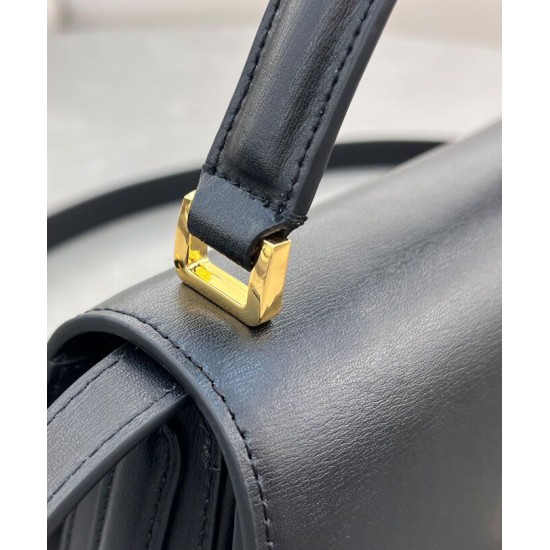 Replica Dior Small 30 Montaigne Avenue Top Handle Bag Black