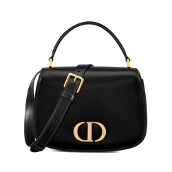 Replica Dior Medium 30 Montaigne Avenue Top Handle Bag Black