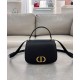Replica Dior Medium 30 Montaigne Avenue Top Handle Bag Black