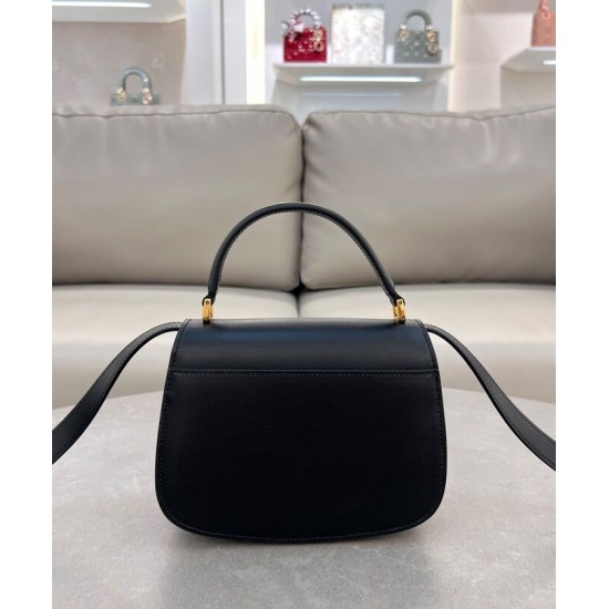 Replica Dior Medium 30 Montaigne Avenue Top Handle Bag Black