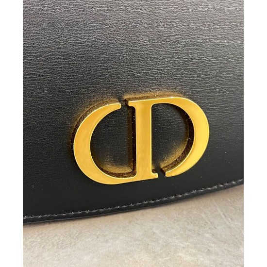Replica Dior Medium 30 Montaigne Avenue Top Handle Bag Black