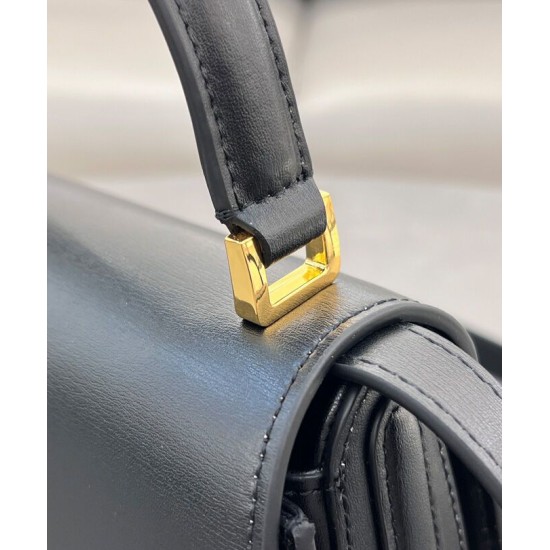 Replica Dior Medium 30 Montaigne Avenue Top Handle Bag Black