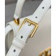 Replica Dior Medium 30 Montaigne Avenue Top Handle Bag Cream