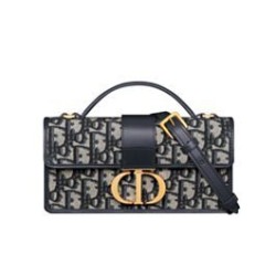 Replica Dior Miss Montaigne Mini Bag Dark Blue
