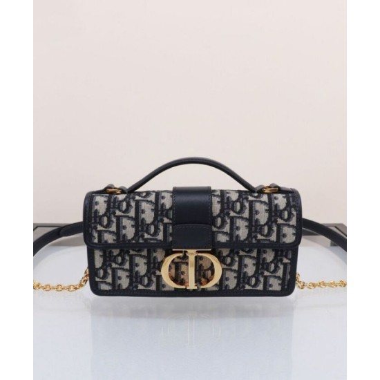 Replica Dior Miss Montaigne Mini Bag Dark Blue