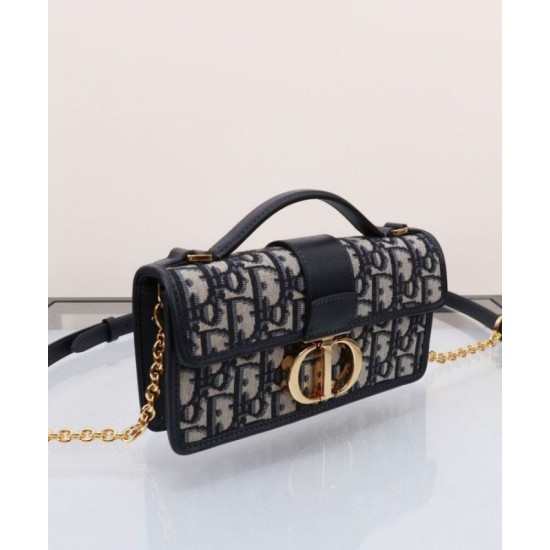 Replica Dior Miss Montaigne Mini Bag Dark Blue