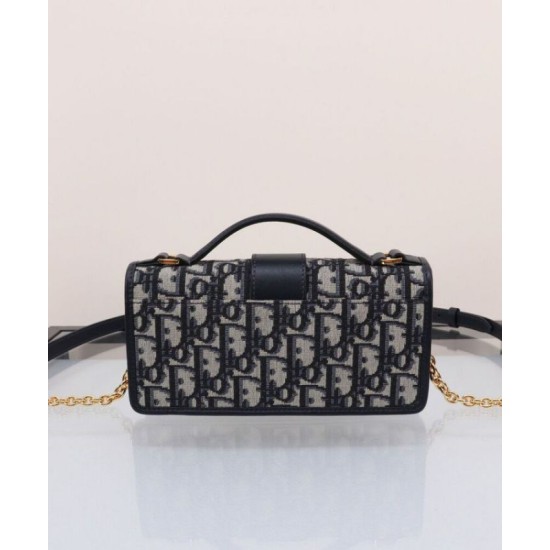 Replica Dior Miss Montaigne Mini Bag Dark Blue