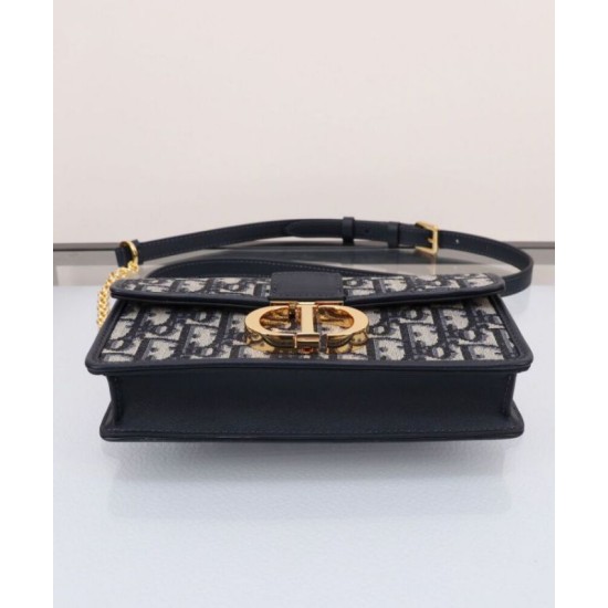 Replica Dior Miss Montaigne Mini Bag Dark Blue