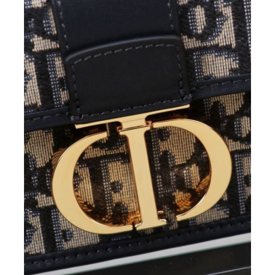 Replica Dior Miss Montaigne Mini Bag Dark Blue