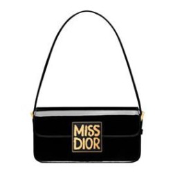Replica Dior Miss Dior Flap Bag Black