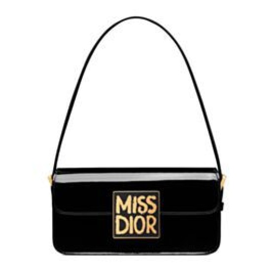 Replica Dior Miss Dior Flap Bag Black Replica Dior Miss Dior Flap Bag Black