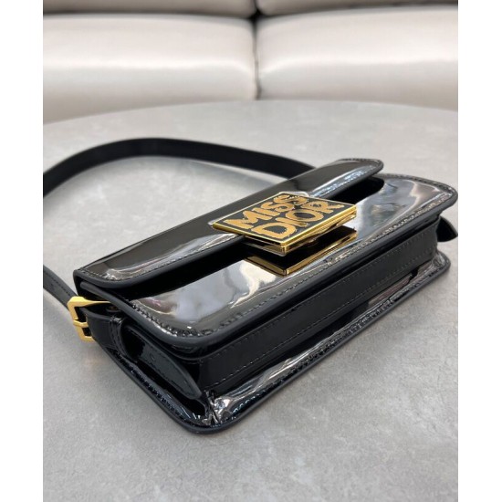 Replica Dior Miss Dior Flap Bag Black Replica Dior Miss Dior Flap Bag Black