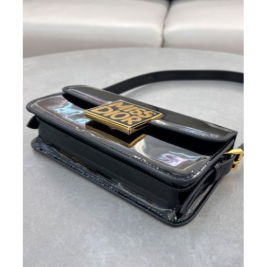 Replica Dior Miss Dior Flap Bag Black Replica Dior Miss Dior Flap Bag Black