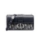 Replica Dior 30 Montaigne East-West Bag with Chain Dark Blue