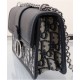 Replica Dior 30 Montaigne East-West Bag with Chain Dark Blue
