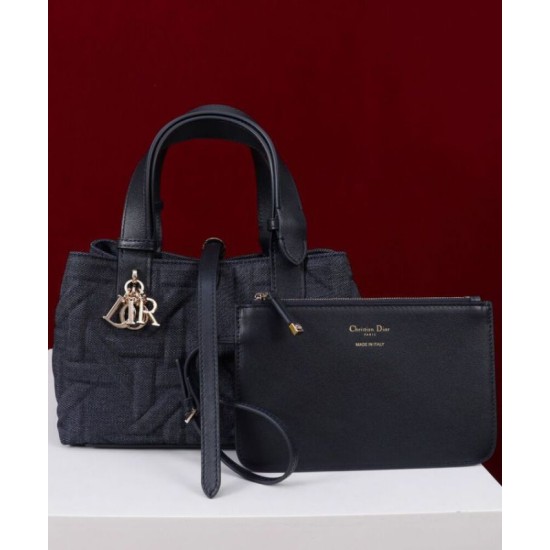Fake Dior Medium Dior Toujours Bag Dark Blue Replica Fake Dior Medium Dior Toujours Bag Dark Blue Replica