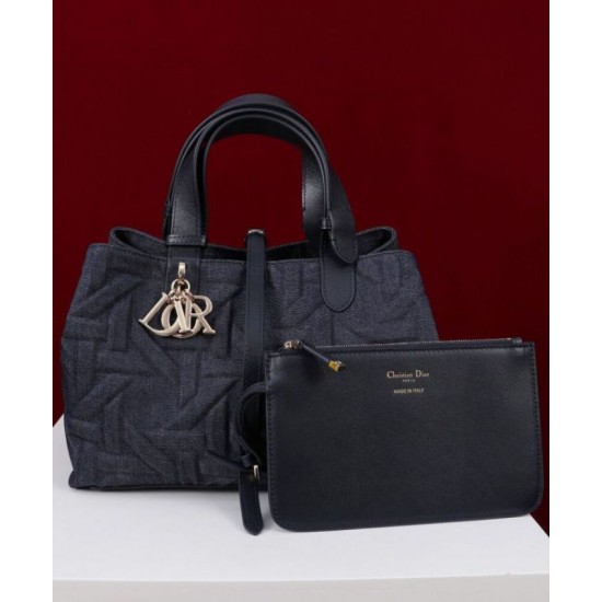 Fake Dior Medium Dior Toujours Bag Dark Blue Replica Fake Dior Medium Dior Toujours Bag Dark Blue Replica