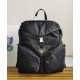 Replica Prada Hot-nylon and leather backpack Black